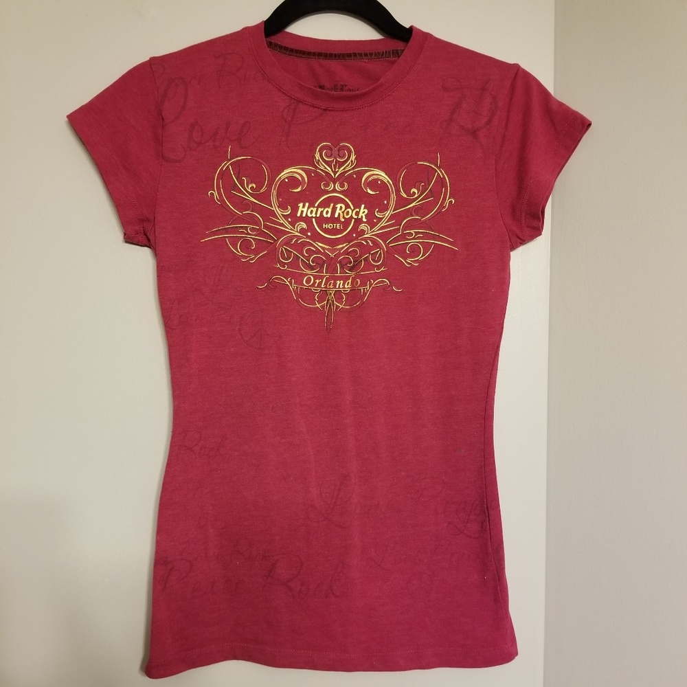 5/$20 hard Rock Cafe  Couture t shirt size xs